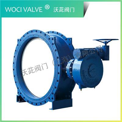 D342X Worm double eccentric butterfly valve