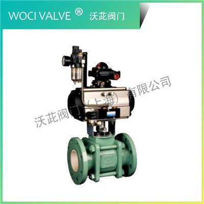 Q641TC Pneumatic Ceramic Ball Valve
