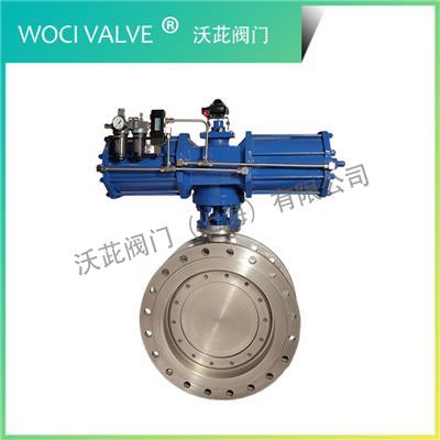 D643H Pneumatic Triple Eccentric Hard Seal Butterfly Valve