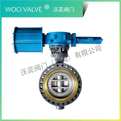 D643H Pneumatic flange butterfly valve