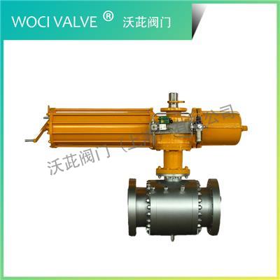Q647F Pneumatic fixed forged steel ball valve